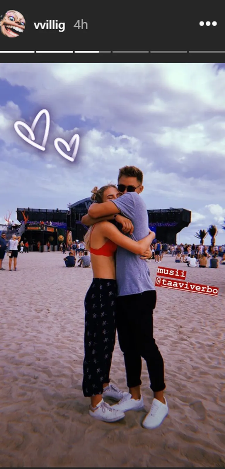 Kuvatõmmis Instagram Story'st.