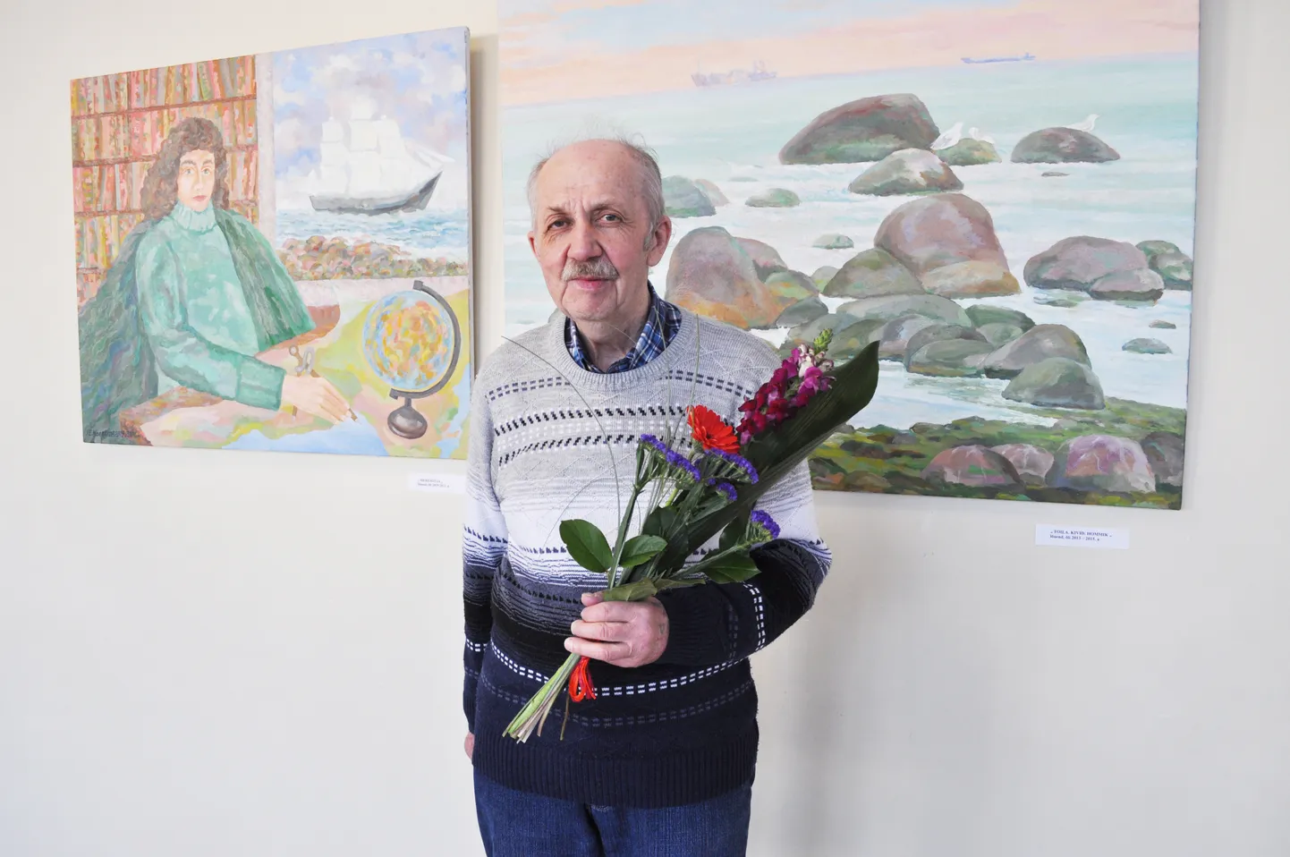 Евгений Колпаков преподает в Кохтла-Ярвеской школе искусств и находит время для своего творчества.