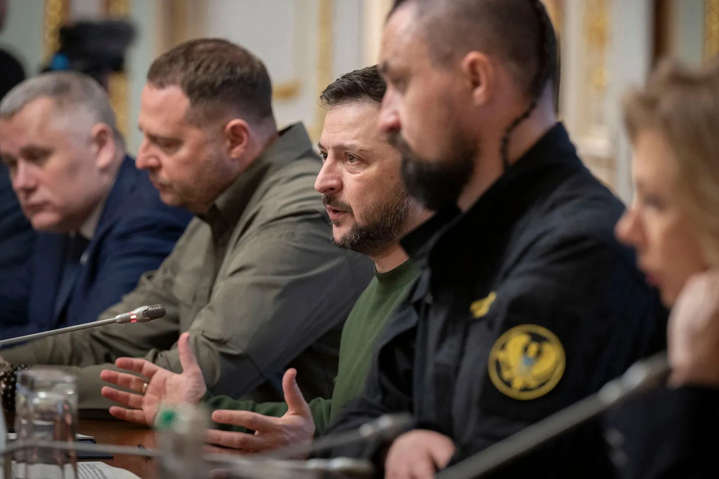President Zelenskõi võõrustab Soome presidenti Kiievis. 3. aprill 2024.
