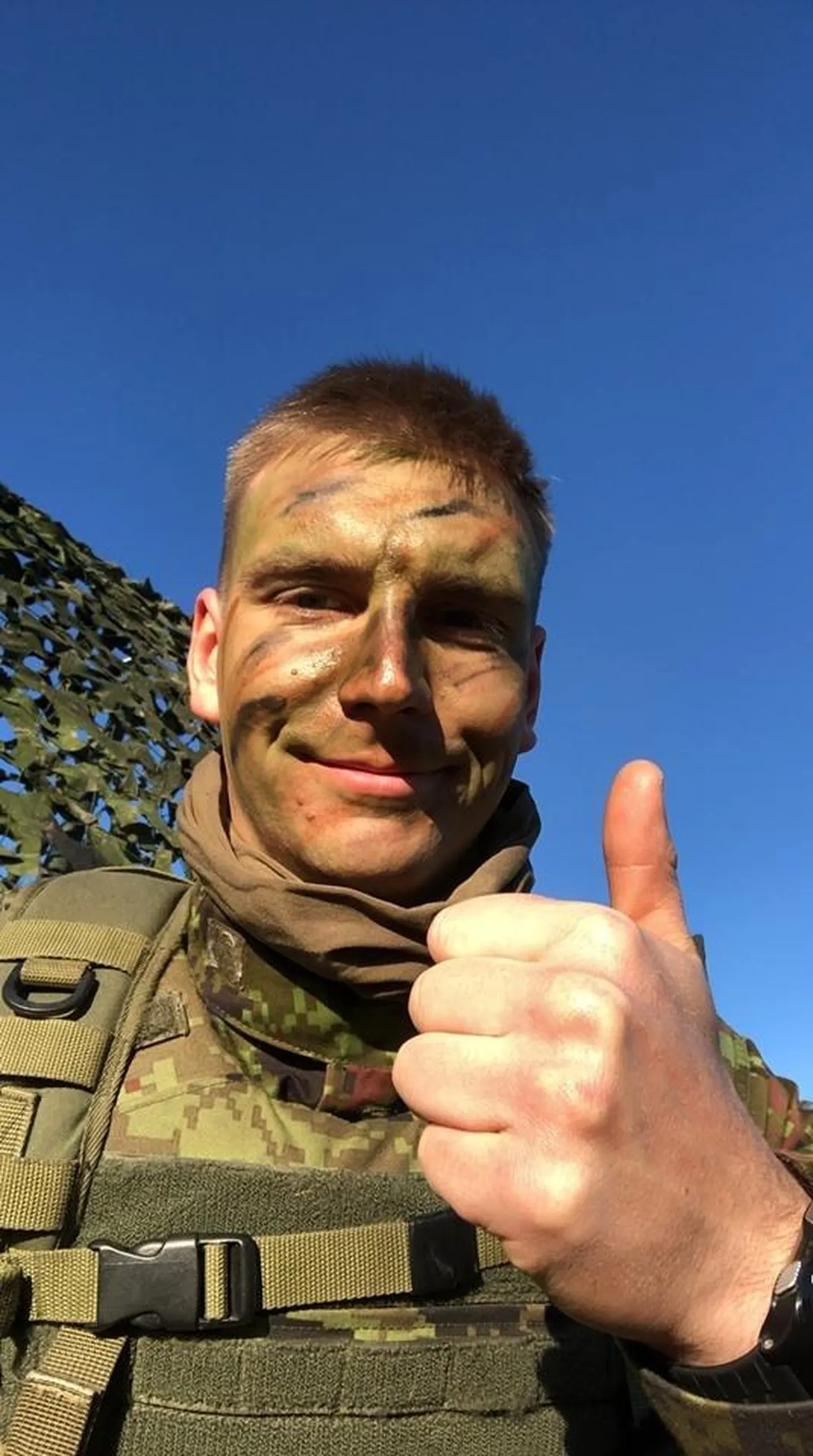 Triatleet Kevin Vabaorg peab ajateenistust kaitseväes heaks kogemuseks, mis aitab ennast proovile panna.
