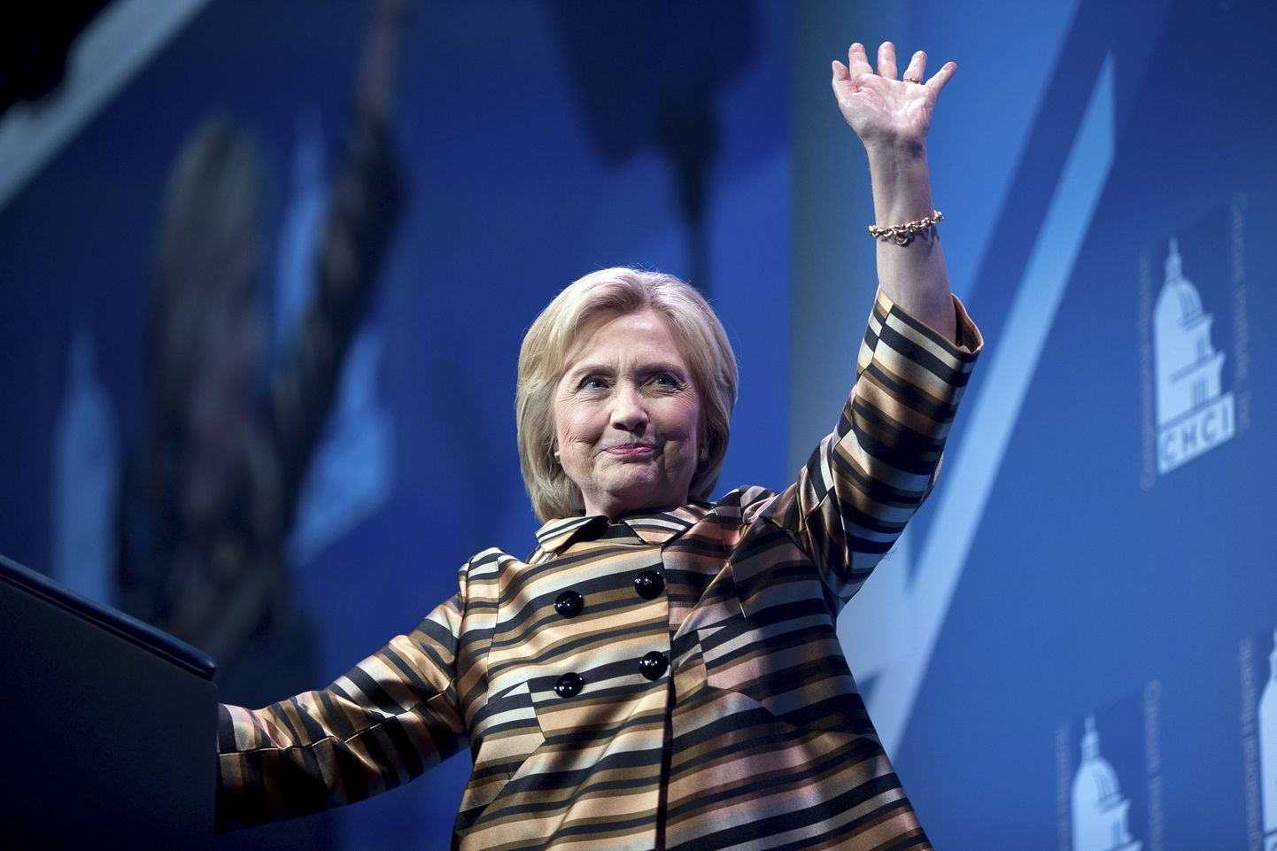 Demokraatide presidendikandidaat Hillary Clinton Washingtonis kampaaniaüritusel.