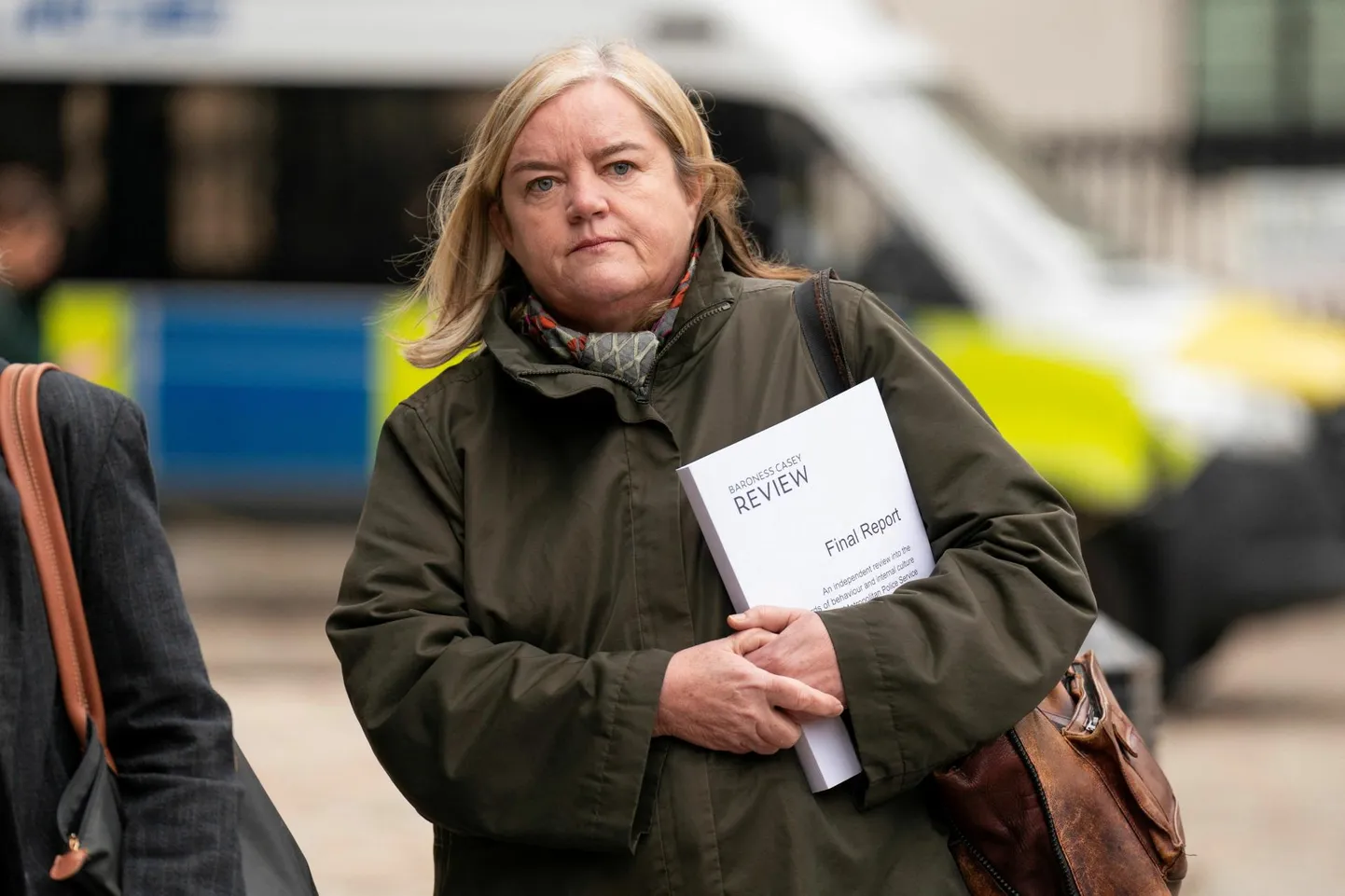 Raporti koostamist juhtinud paruness Louise Casey 20. märtsil 2023. aastal.