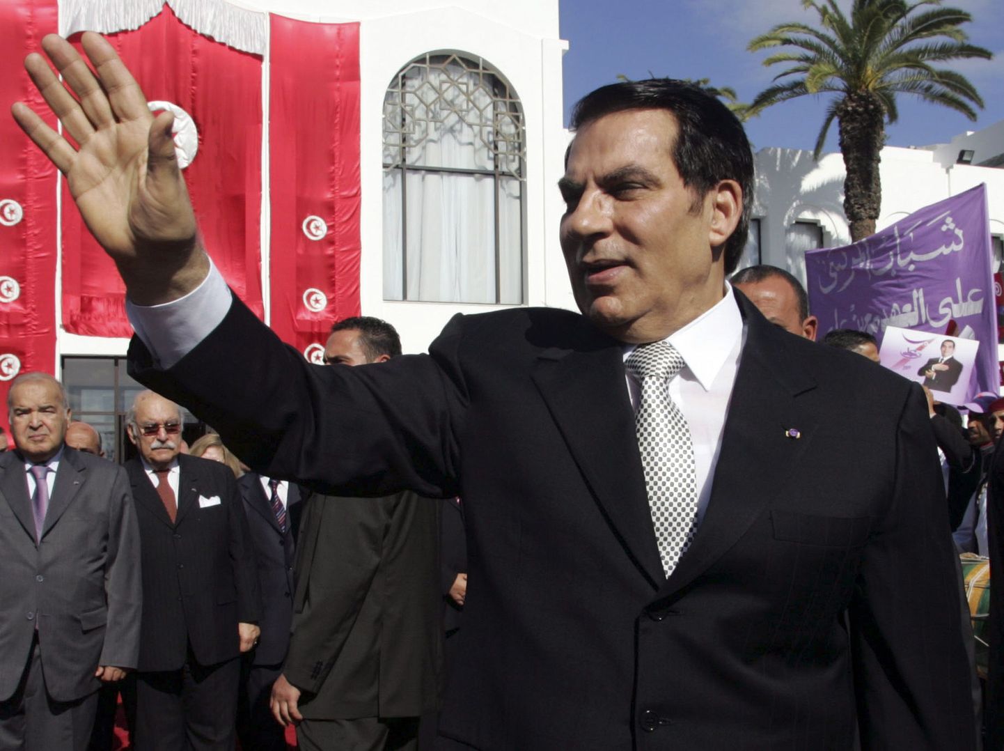Tuneesia president Zine al-Abidine Ben Ali.