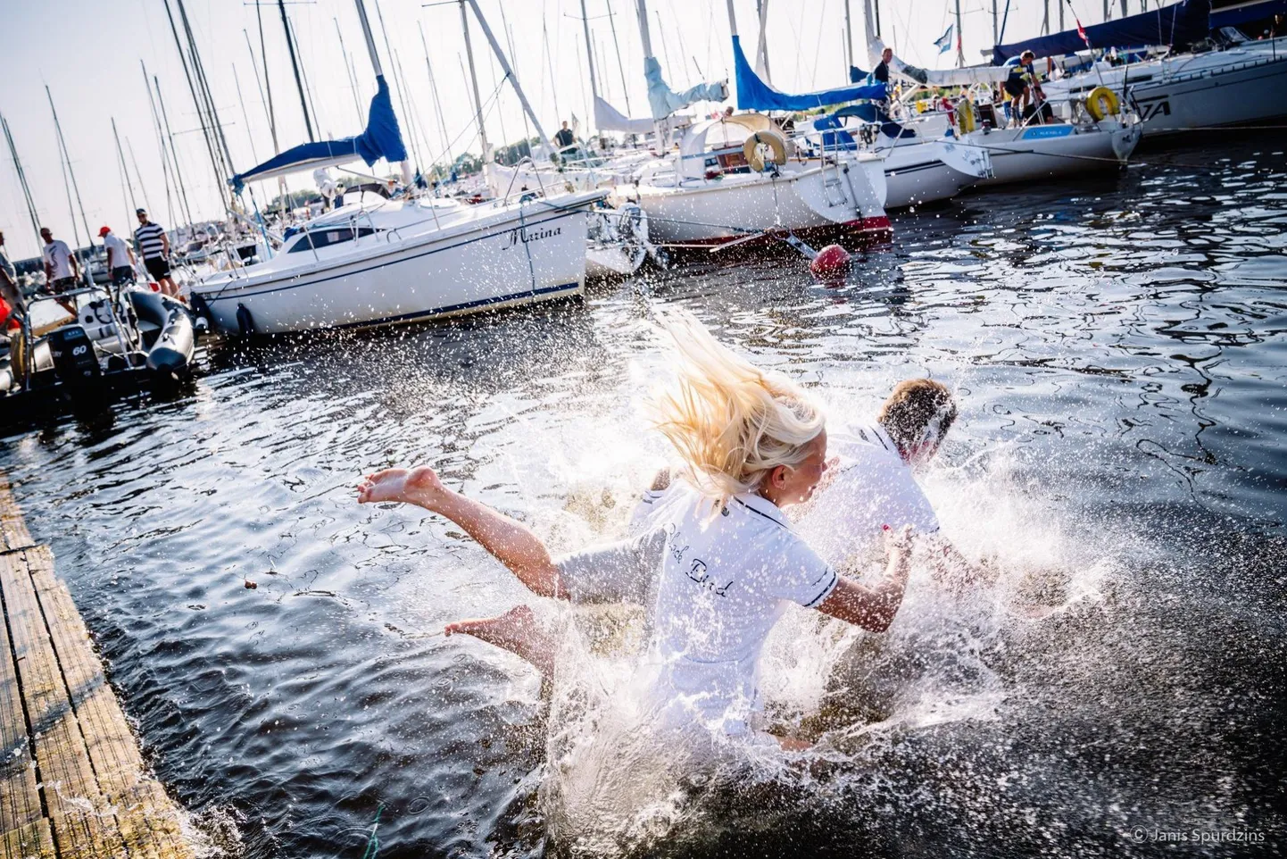 Muhu Väina regatt 2019. aasta suvel.