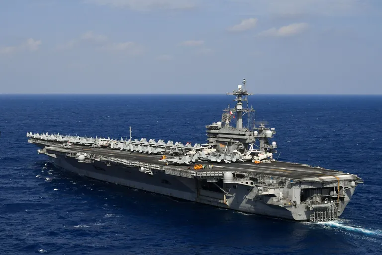 USS Theodore Roosevelt.