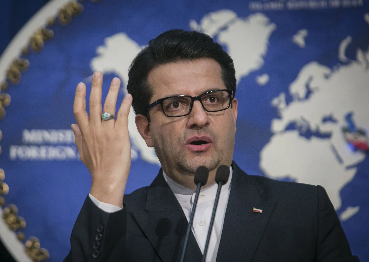 Iraani välisministeeriumi pressiesindaja Abbas Mousavi.