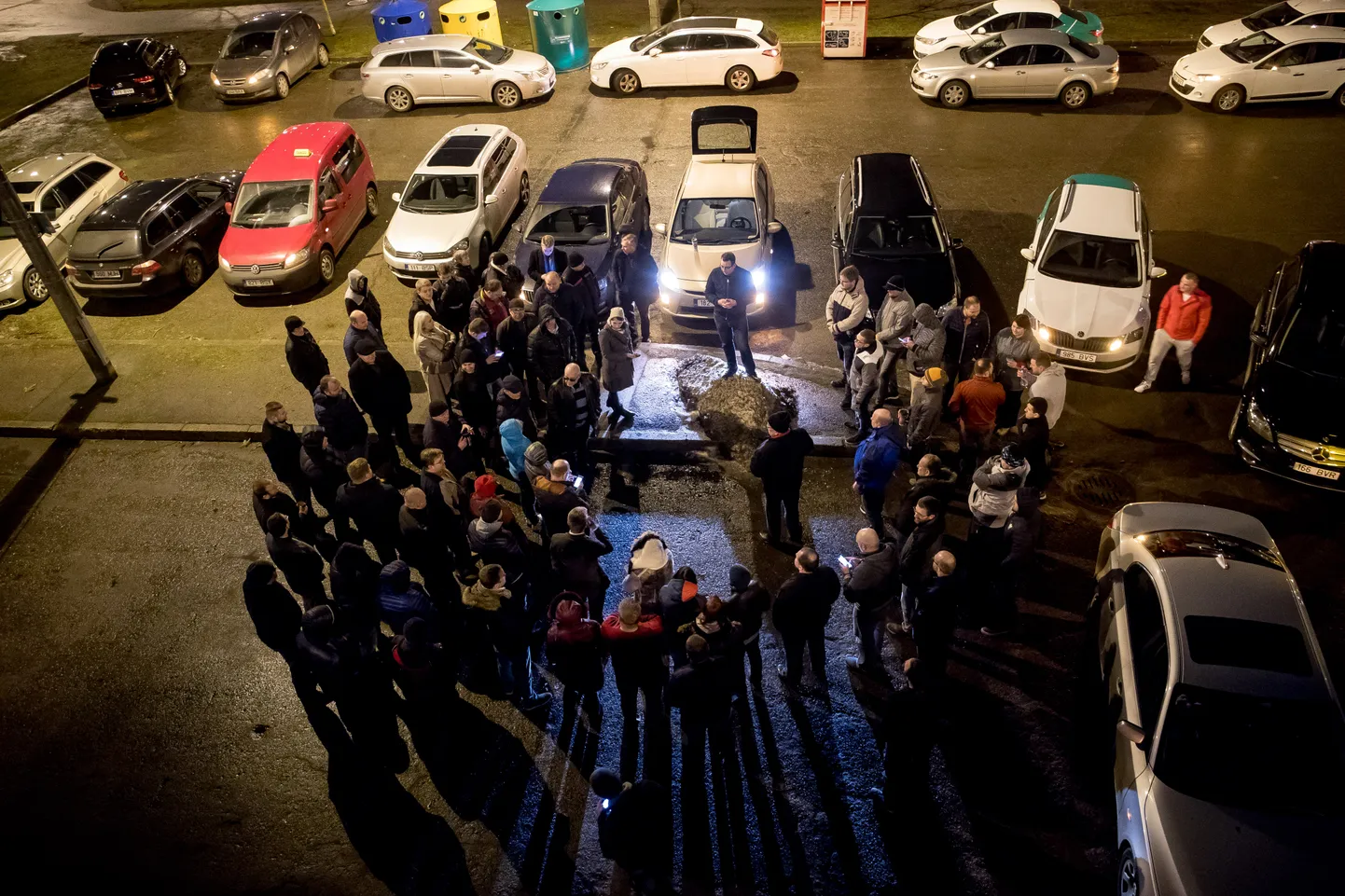 Taxify taksojuhtide meeleavaldus
