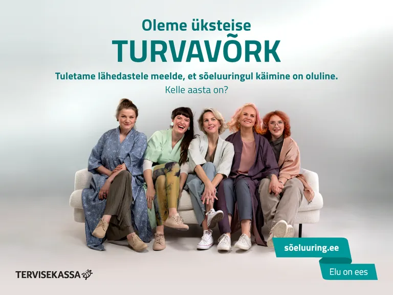 Tervist hoidev turvavõrk.