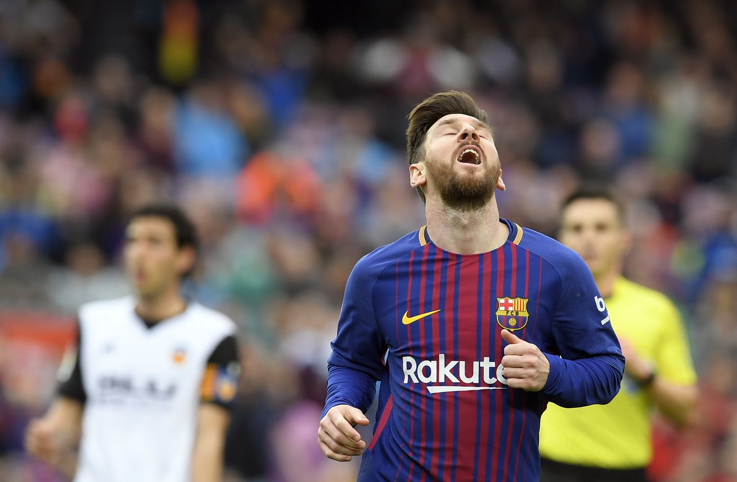 Barcelona jalgpallimeeskonna tähtmängija Lionel Messi.
