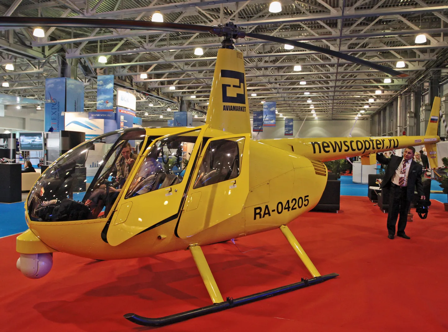 Robinson R44-tüüpi helikopter.
