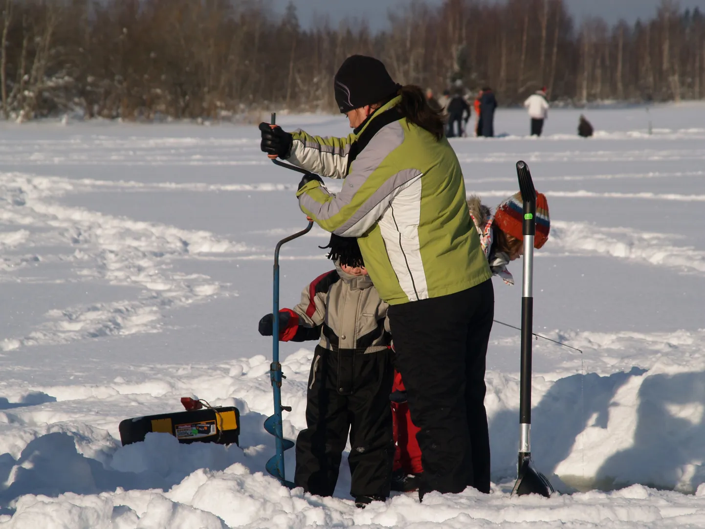 Kalapüügivõistlus Ao paisjärvel eelmisel aastal.