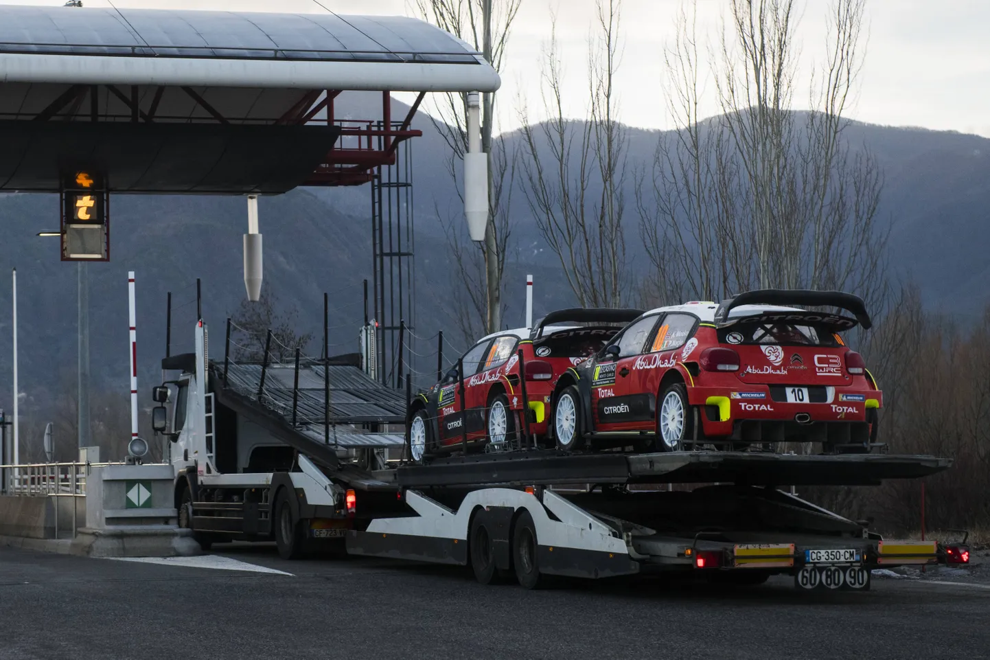 Citroeni rallimasinad Monte Carlo rallil