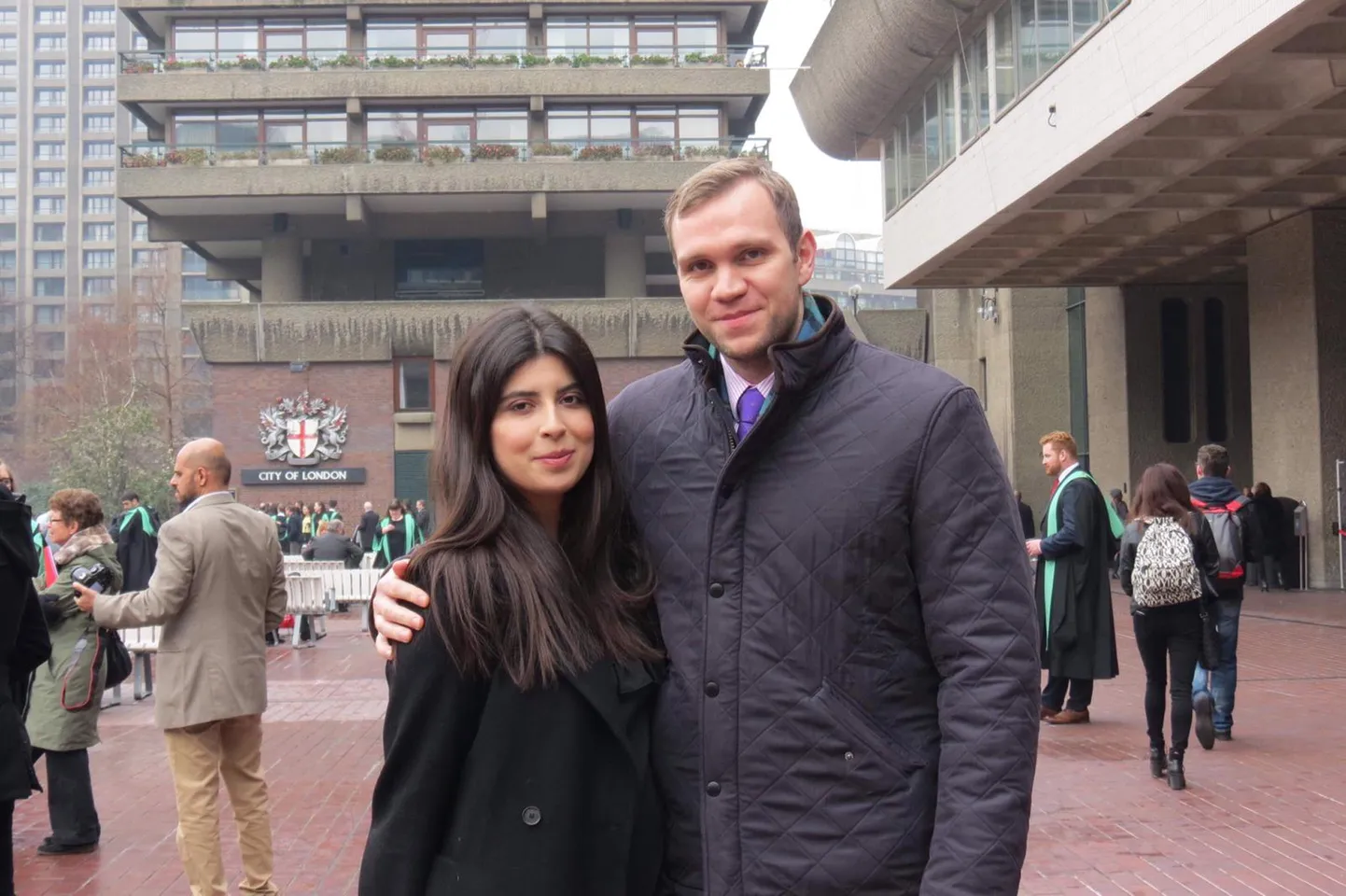 Matthew Hedges abikaasa Daniela Tejadaga Londonis.
