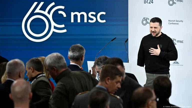 В прошлом году Владимир Зеленский также был участником MSC