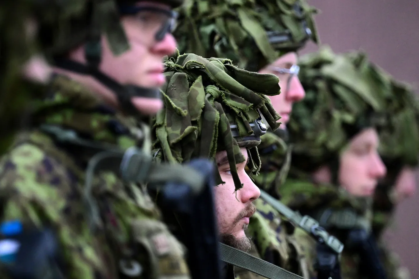 Эстонские военнослужащие.
