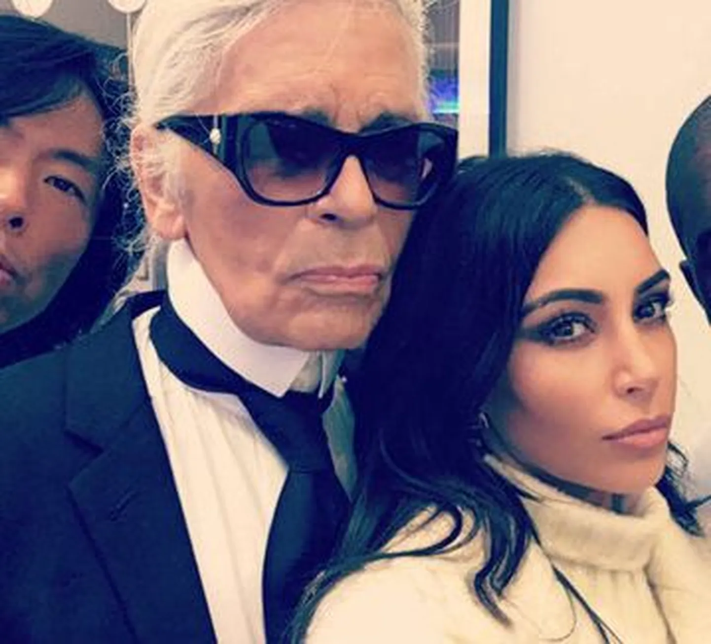Karl Lagerfeld ja Kim Kardashian