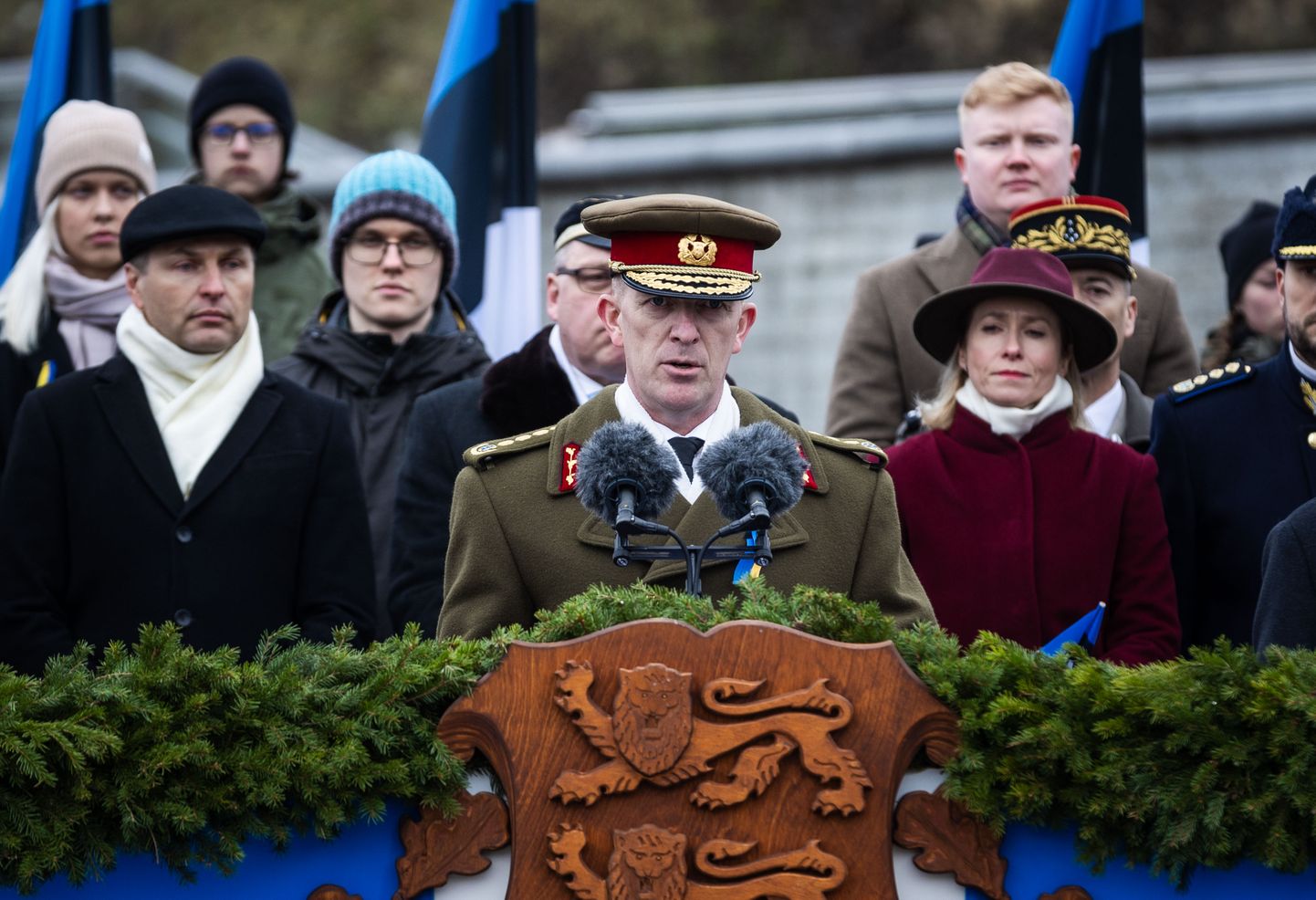 The commander of the Estonian defense forces, Martin Herem, said in his speech on the anniversary of the Republic of Estonia on Saturday that without values, Estonia would not be free.