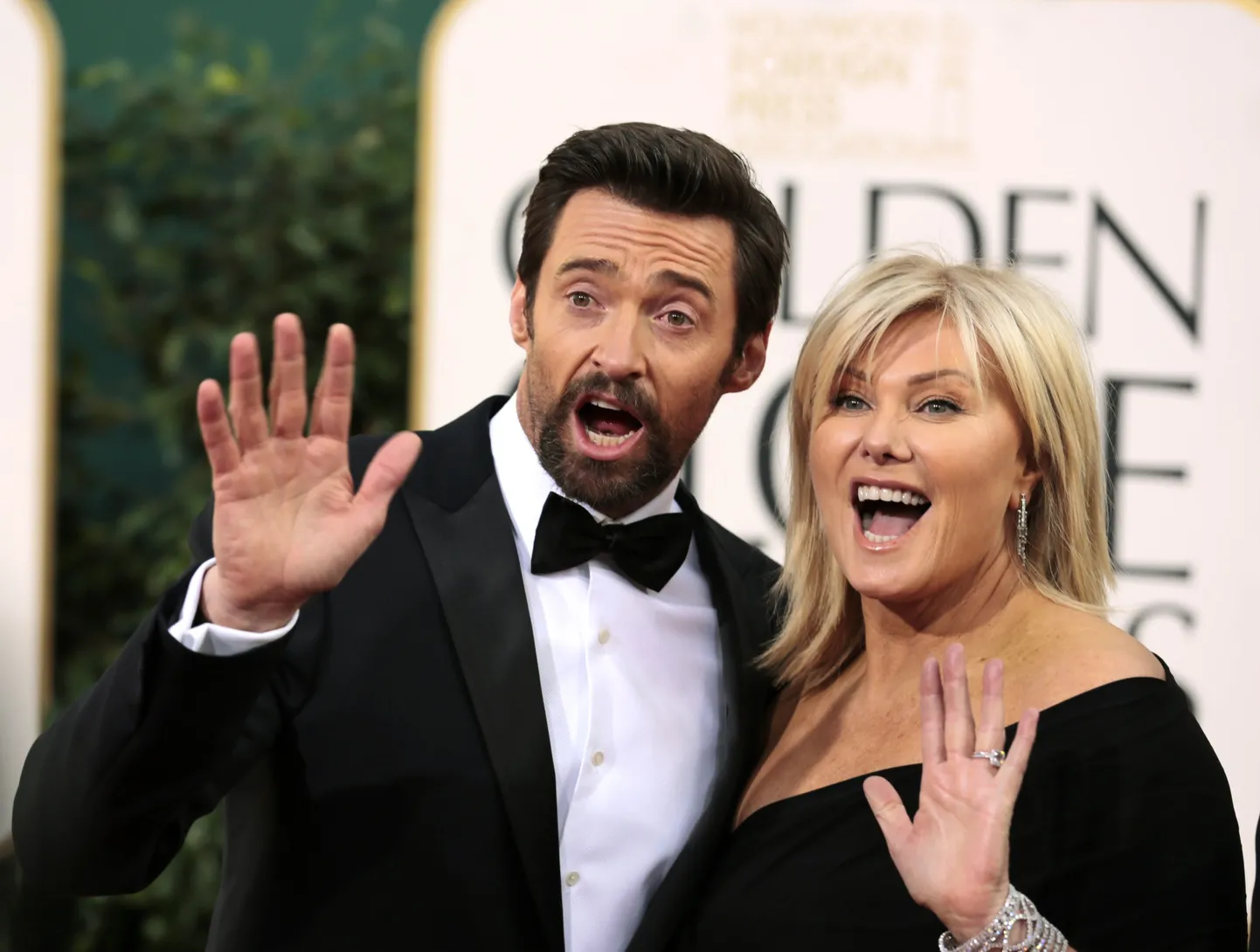 Hugh Jackman ja Deborra-Lee Furness.