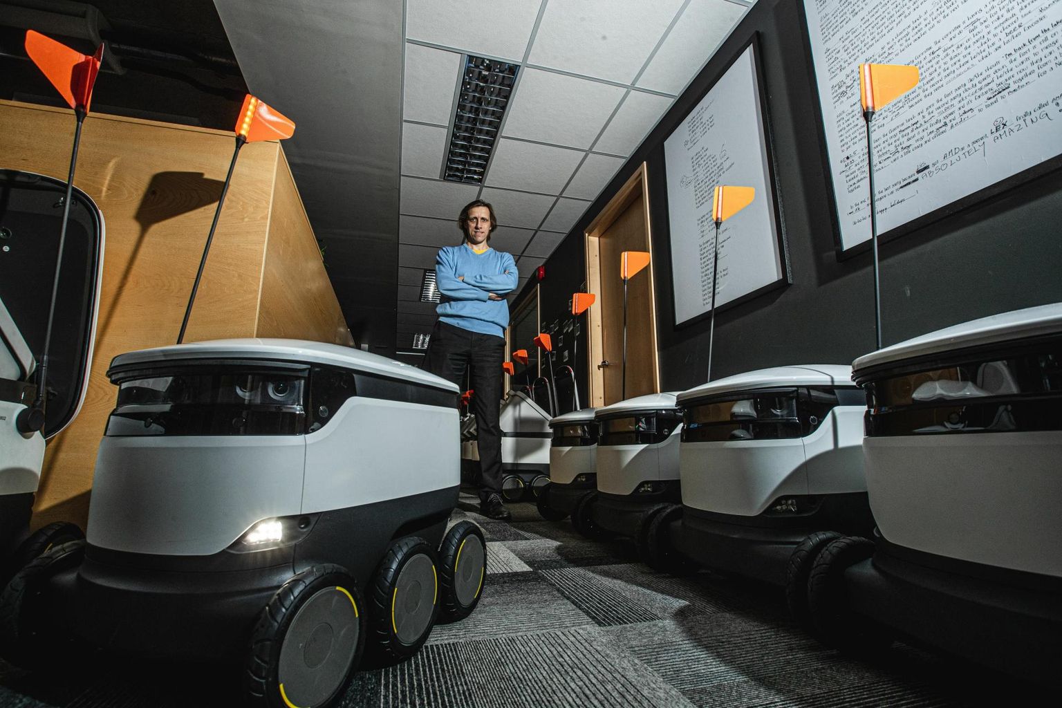 Starship Technologiesi looja ja juhi Ahti Heinla sõnul on nende pakirobotid arenenud mitu korda efektiivsemaks.