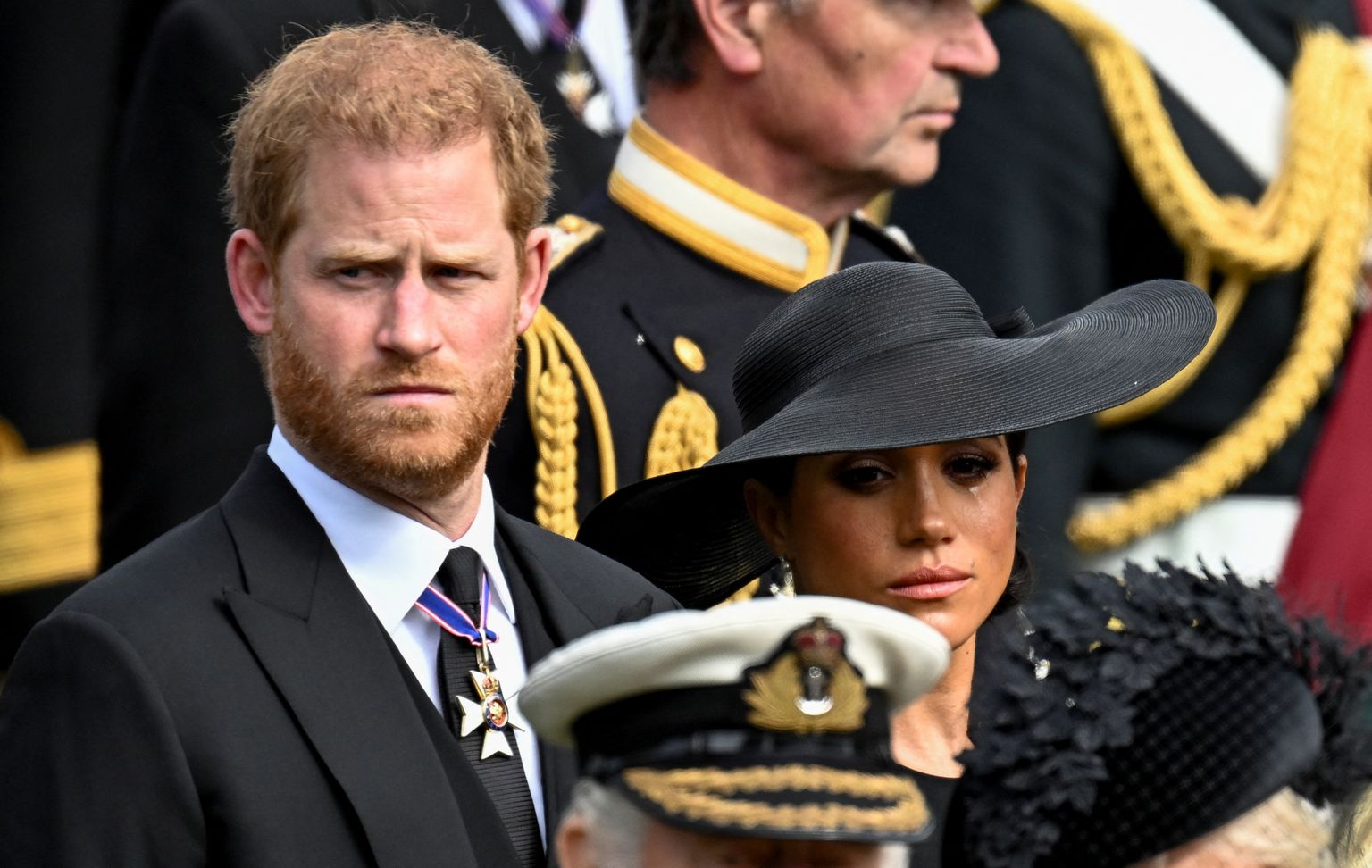 Prints Harry kuninganna Elizabeth II matustel 19. september 2022.