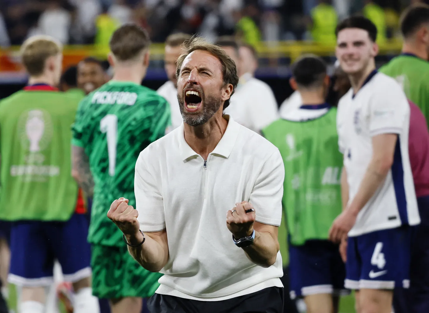 Gareth Southgate ei hoidnud pärast EM-finaali jõudmist rõõmu tagasi.