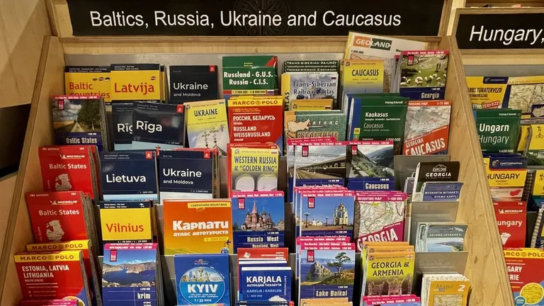 Путеводители MairDumont с картами «спорных территорий Украины» продаются в лондонских магазинах