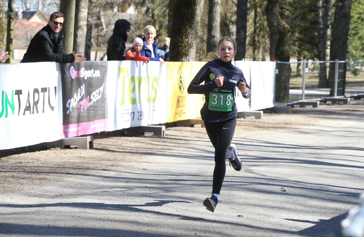 Naiste üldarvestuses võitis noor jooksutalent Luna-Aleksandra Lagoda.