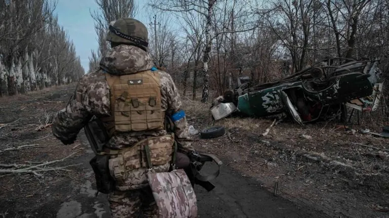 Украинский военный.
