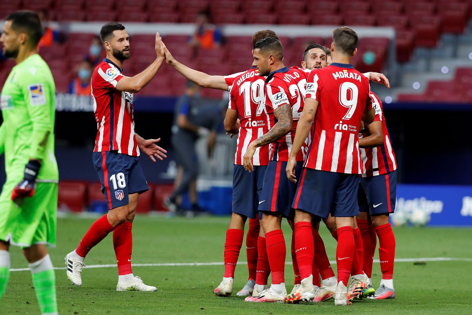 Madridi Atletico mängijad.