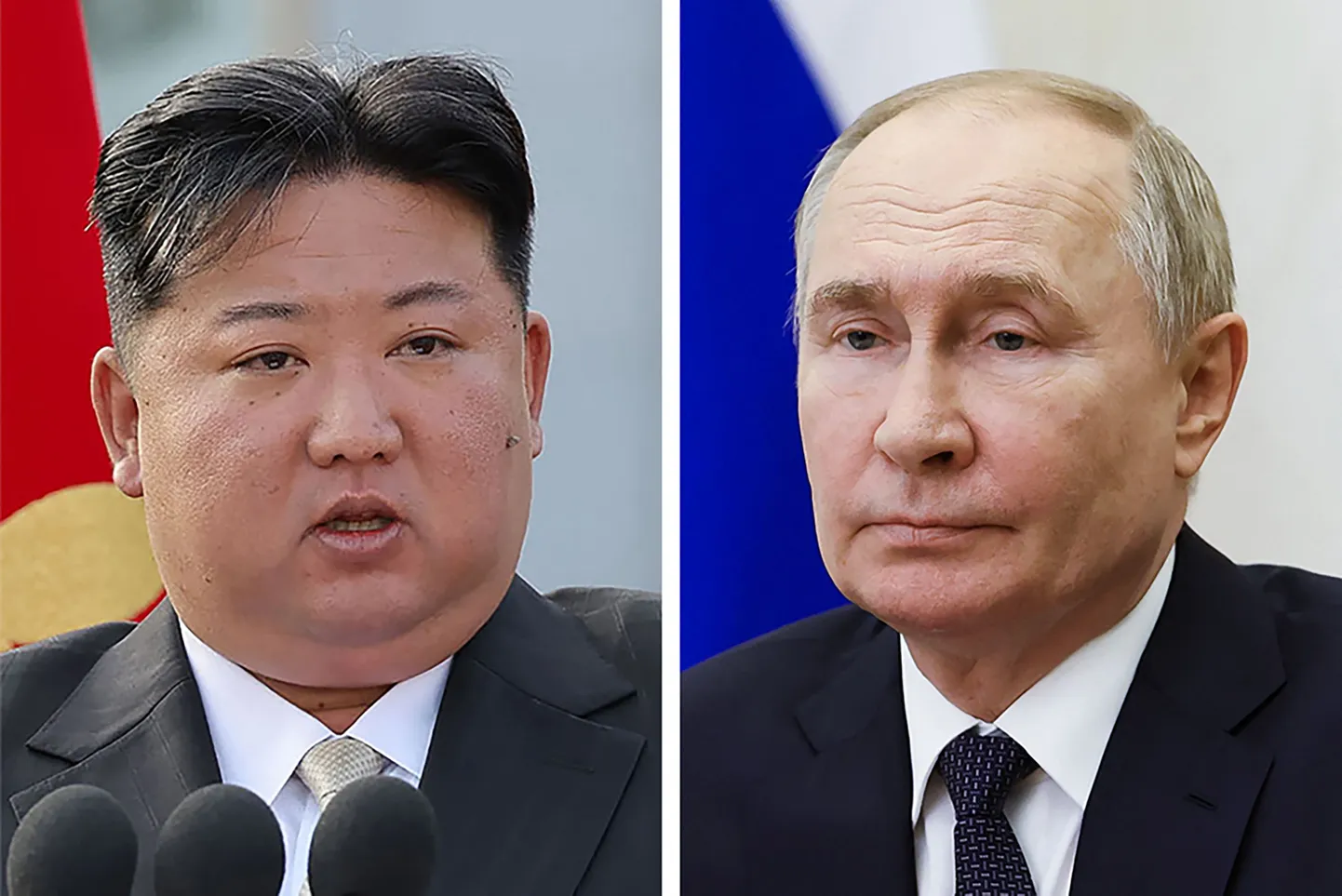 Kim Jong-un ja Vladimir Putin.