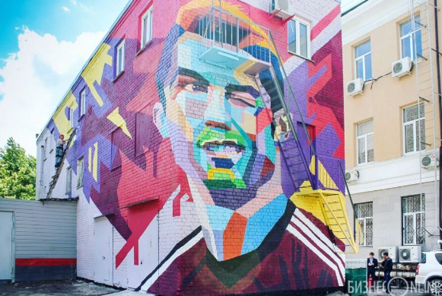 Cristiano Ronaldo grafiti Kaasanis