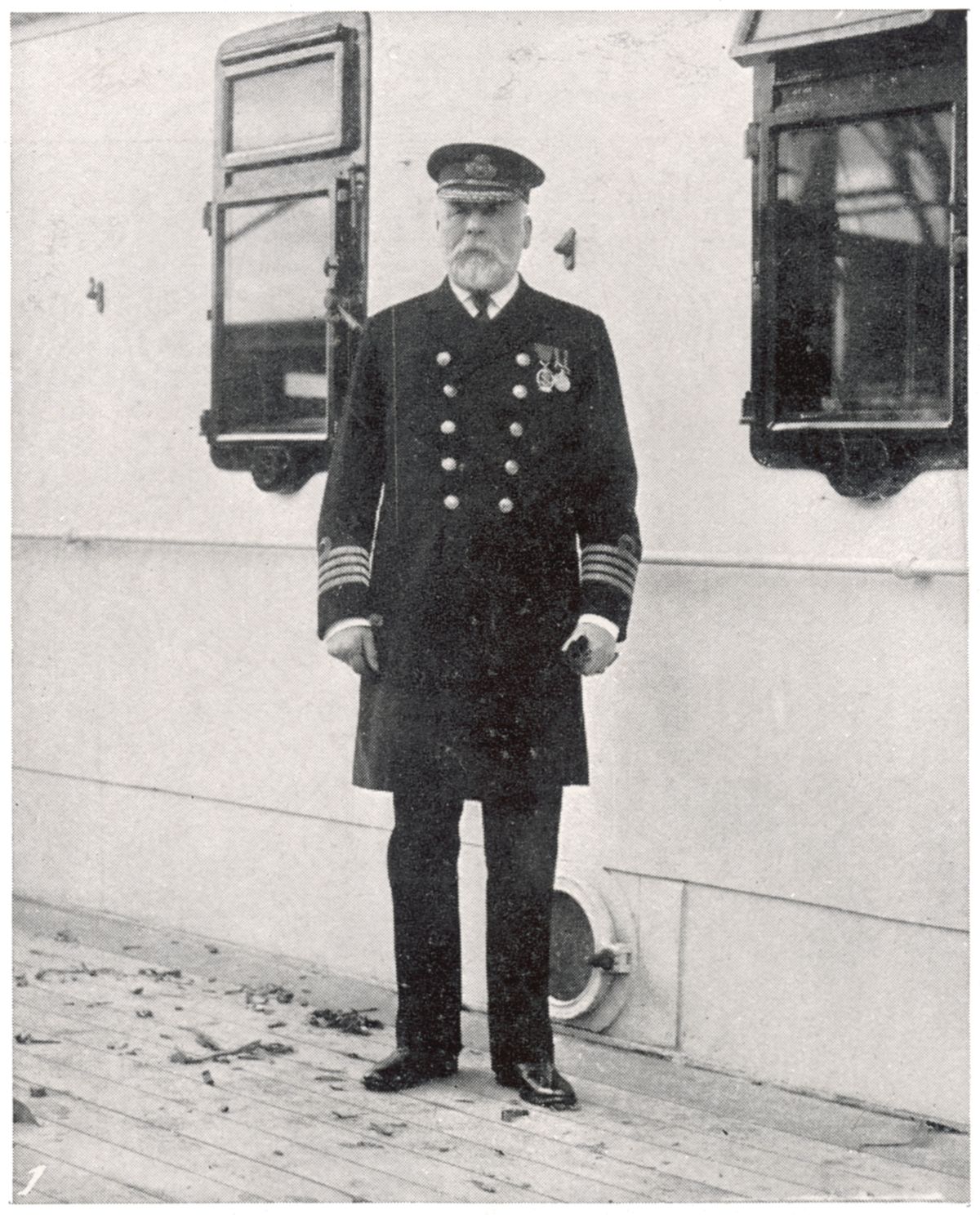 Titanicu kapten E J Smith aastal 1912.