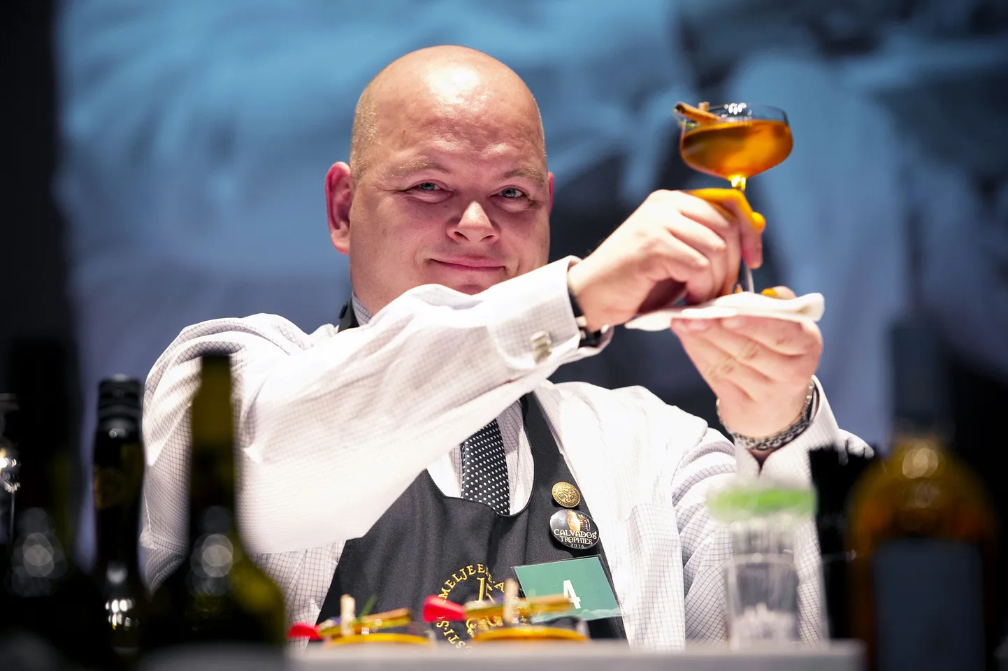 Kristjan Markii võidukokteiliga.