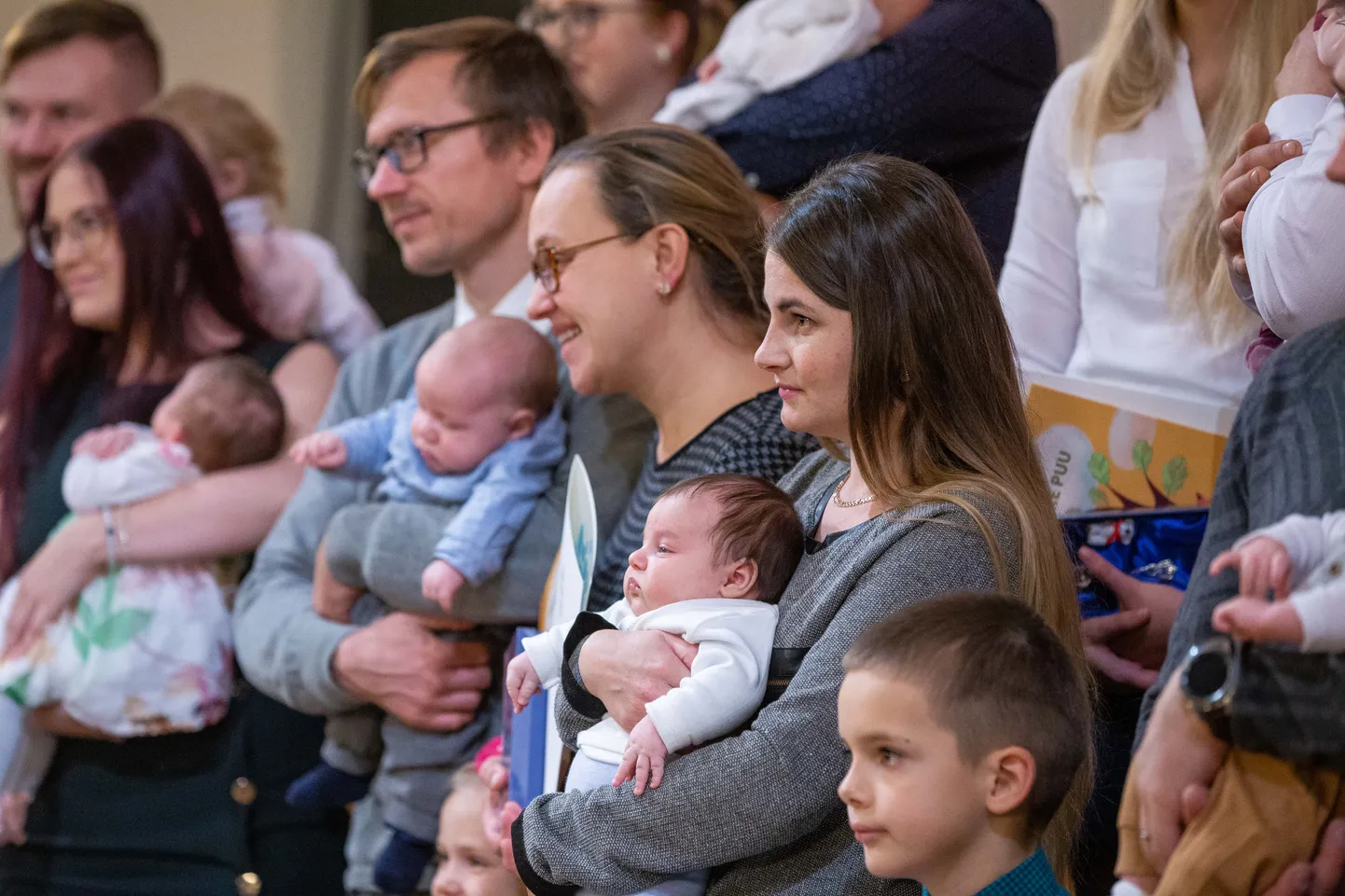 Paide linnapea vastuvõtt noorimatele linnakodanikele ja nende vanematele.
Foto: Dmitri Kotjuh/ Järva Teataja