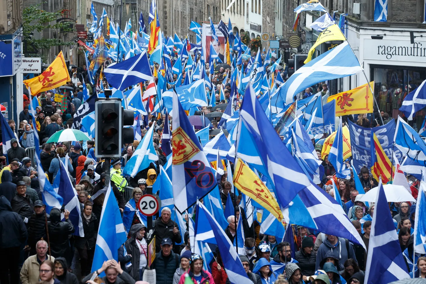 Iseseisvusmarss Edinburghis.