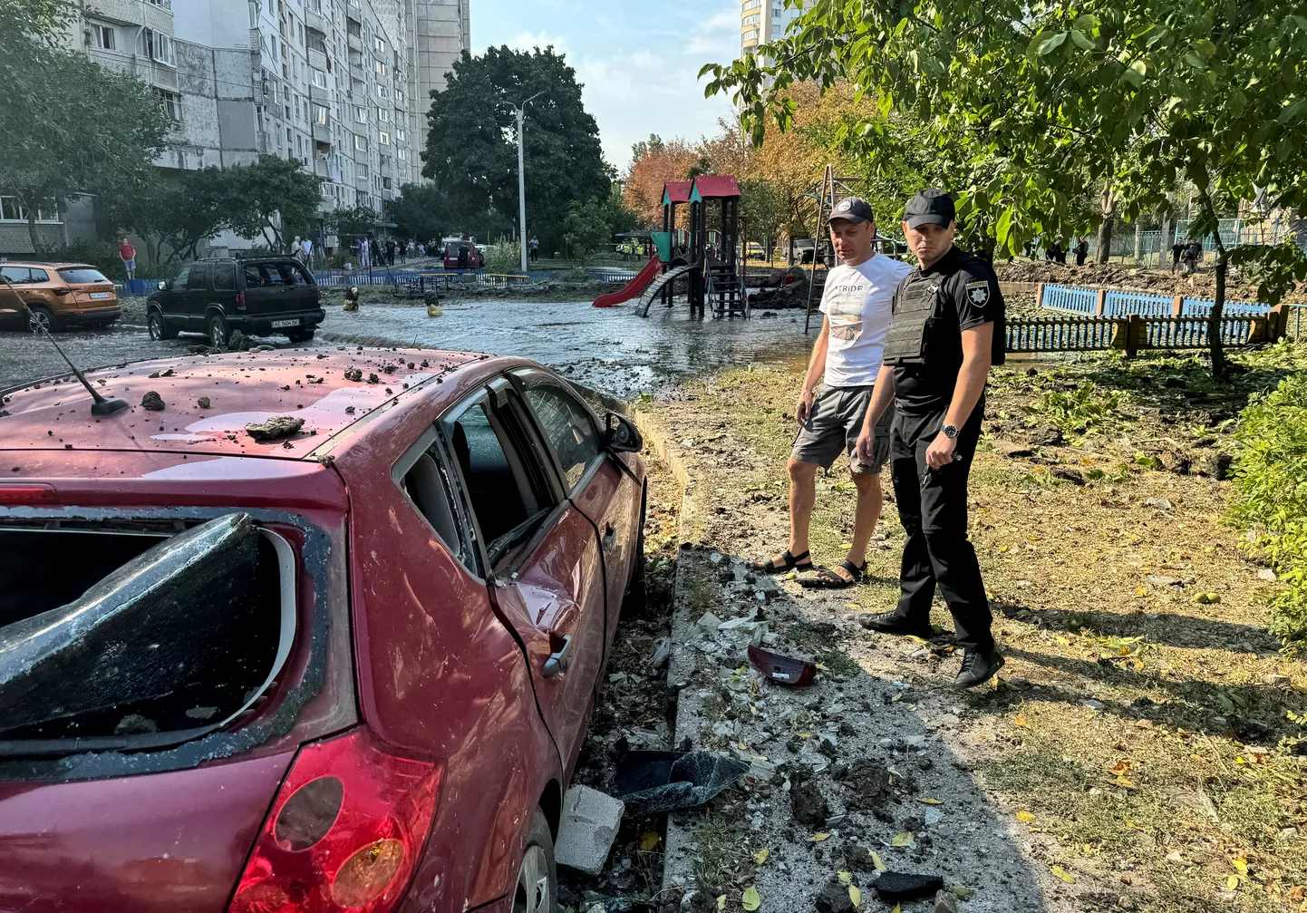Последствия ракетного удара по Полтаве