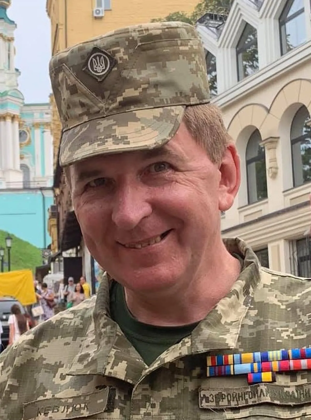 Retired Colonel of the Ukrainian Army Viktor Kevlyuk.