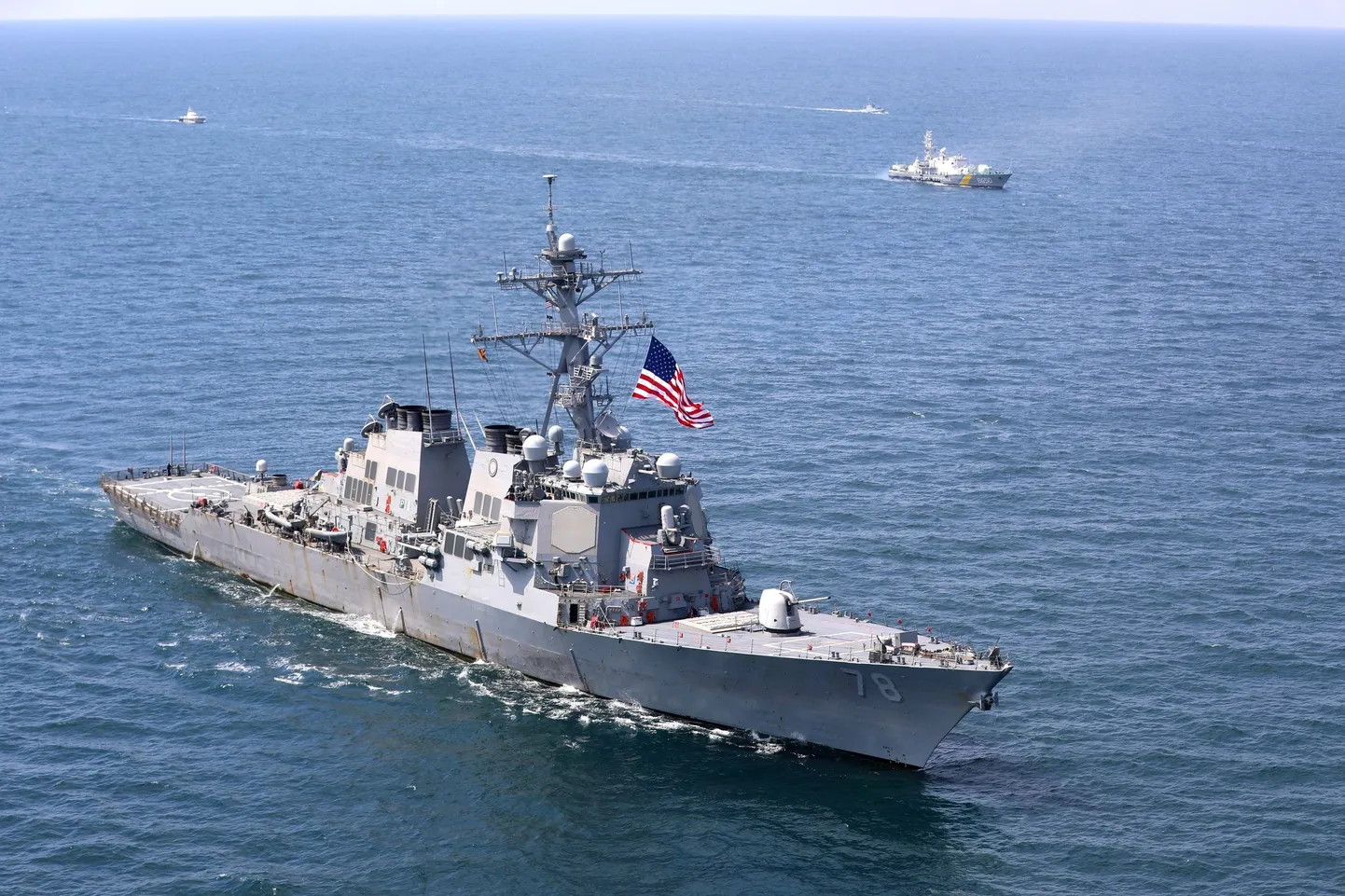 USA sõjalaev Mustal merel peetud rahvusvahelistel õppustel Sea Breeze 25. juuli 2020.