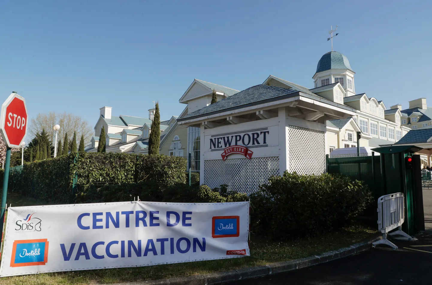 Vaktsineerimiskeskus Prantsusmaal Coupvrays.