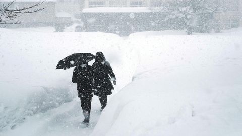 Japānā ilgs sniegputenis laupījis vairākus desmitus dzīvību