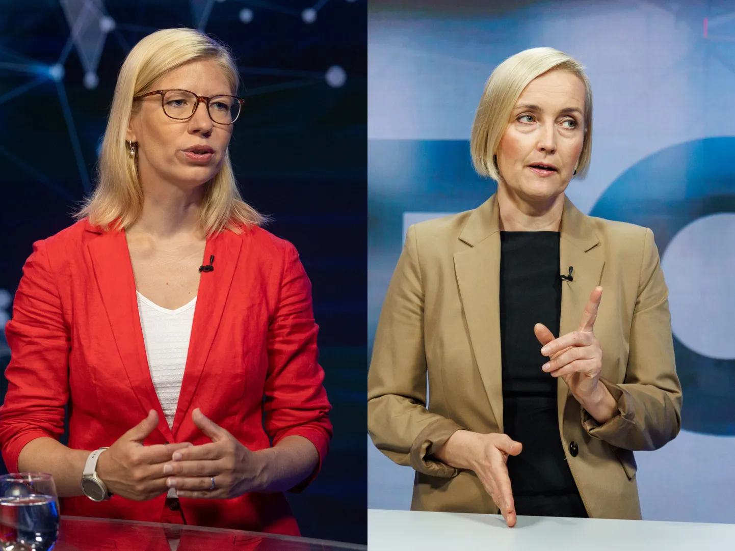 Piret Hartman (SDE) ja Kristina Kallas (Eesti 200).