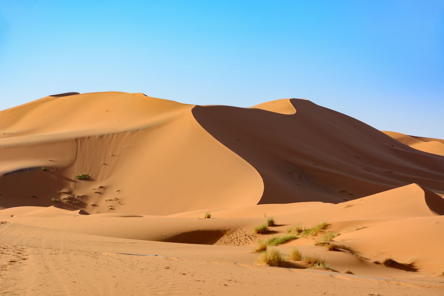 Marokos Saha kõrbes asuv Erg Chebbi kõrb.