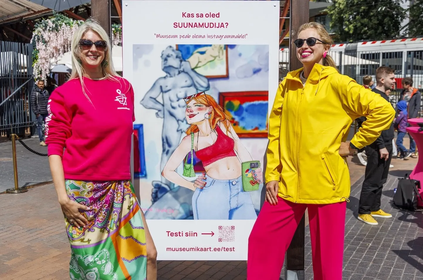 Fotol vasakult muuseumikaardi turundusjuht Liina Pulges ja Kalamaja muuseumi direktor Kristi Paatsi.