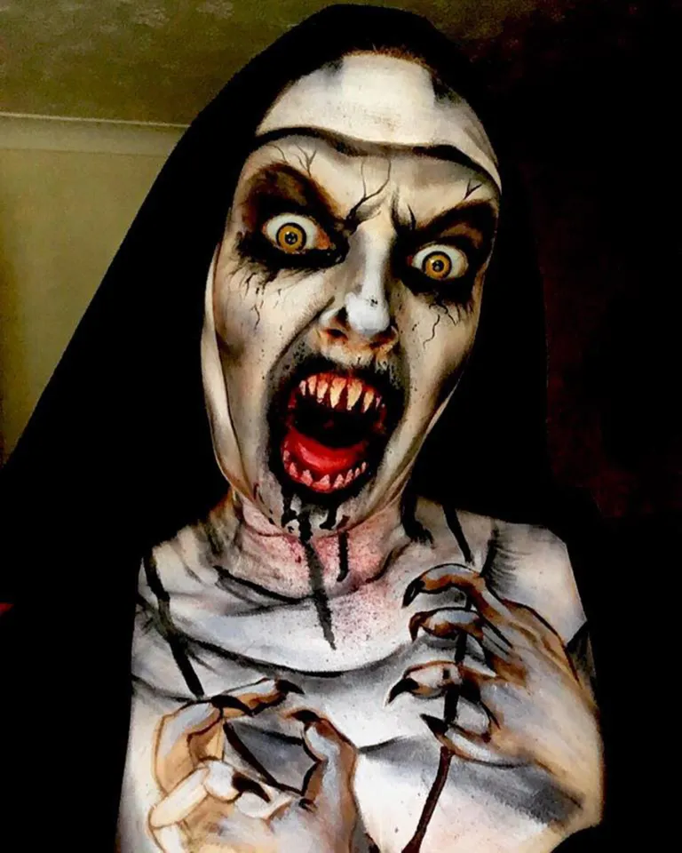 Kehakunstnik Zoe Pratti halloween'i looming