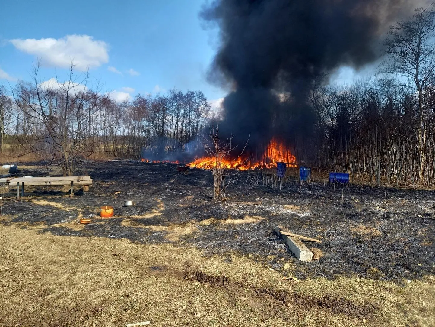 Kulupõlengud on praegu kerged tekkima. Foto on illustratiivne.