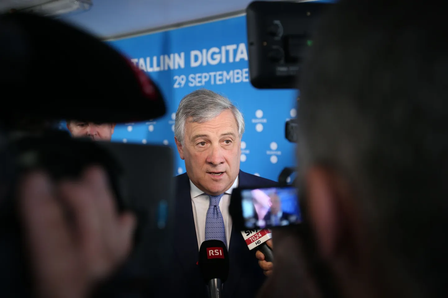 Antonio Tajani Tallinnas