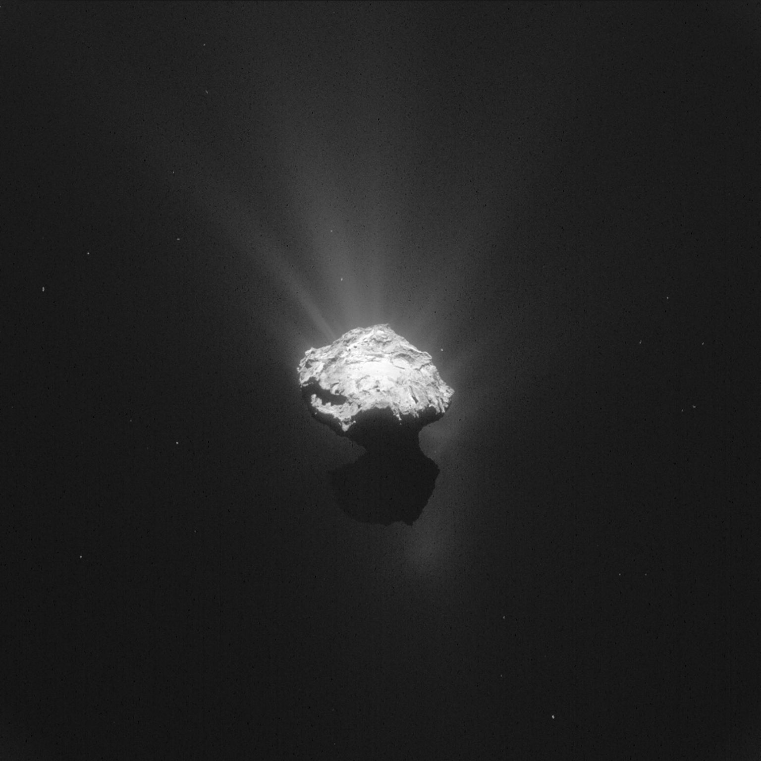Uurimisjaama Rosetta fotol on komeet 67P