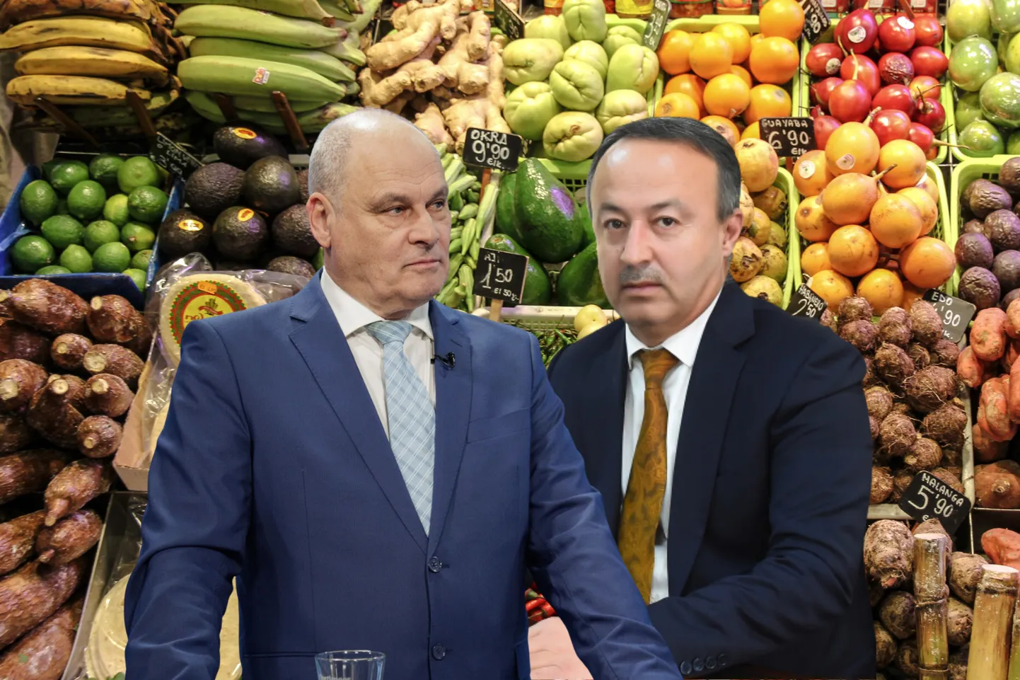 Яан Тоотс и Бахриддин Сироджиддинзод.
