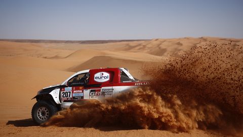Dakari rallil kahele mootorratturile otsa sõitnud legendi karistus tühistati