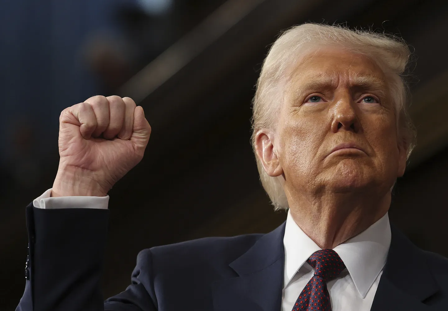 USA president Donald Trump pidamas kõnet Kongressi täiskoosseisule 4. märtsil 2025.